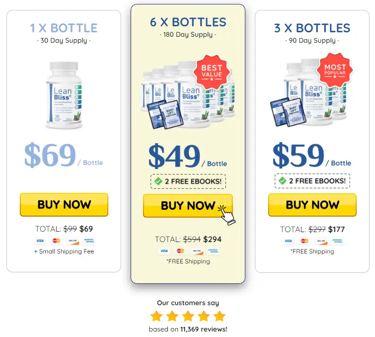 leanbliss reviews prices